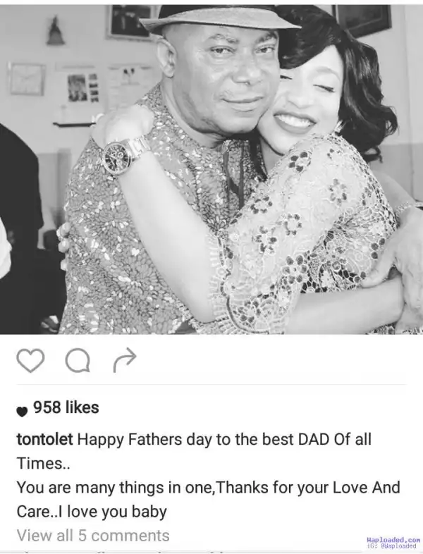 Fathers Day: Tonto Dike Celebrates The Men In Her Life With Sweet Words And Photos